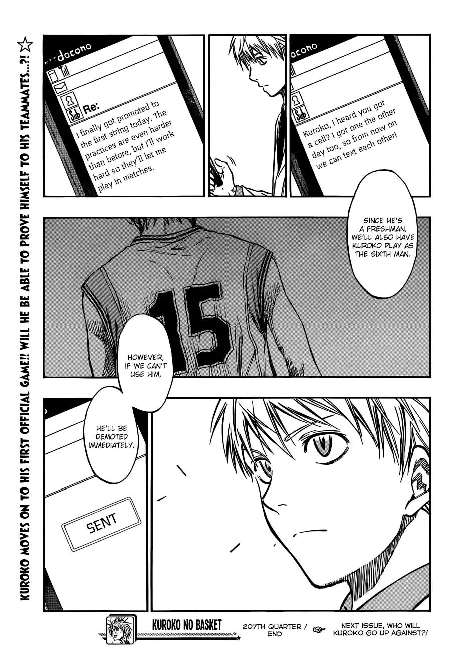 Kuroko no Basket Chapter 207 20